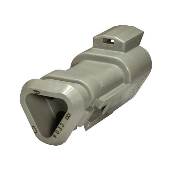 Deutsch DT 3-way Automotive Connector Backshell Housing, DT04-3P-CE04