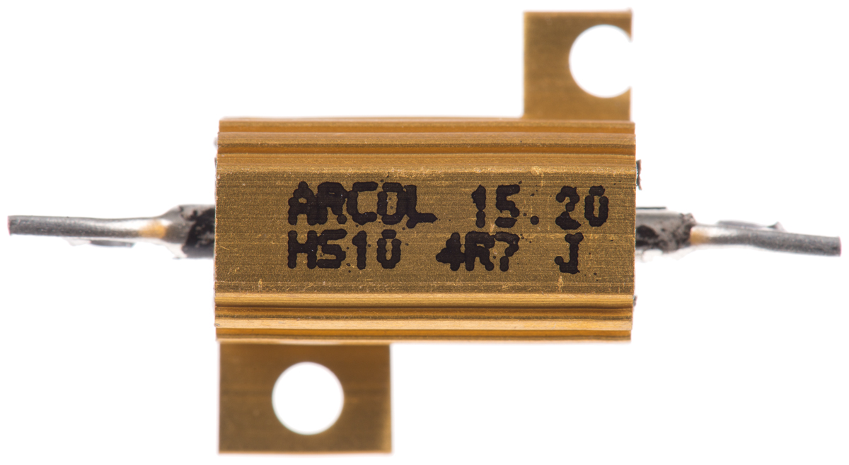 Arcol, 4.7Ω 10W Wire Wound Chassis Mount Resistor HS10 4R7 J ±5%