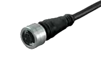 Brad from Molex Female 8 way M12 Micro Change to Male 8 way Pigtail Sensor Actuator Cable, 2 m