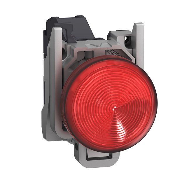 Schneider Electric, Harmony, Fixed Red LED Pilot Light, 22mm Cutout, IP65, Round, 254V