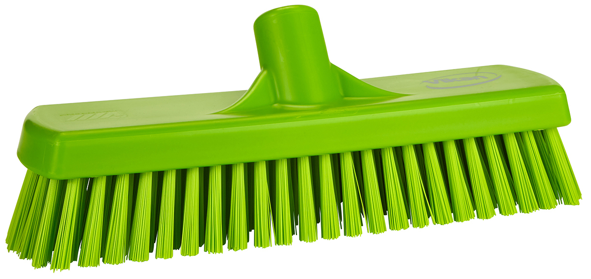 Vikan Hard Bristle Scrubbing Brush, 46mm bristle length, PET bristle material