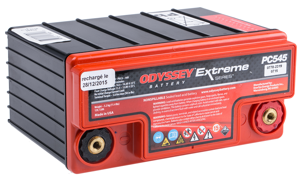 Enersys 12V M6 Sealed Lead Acid Battery, 13Ah