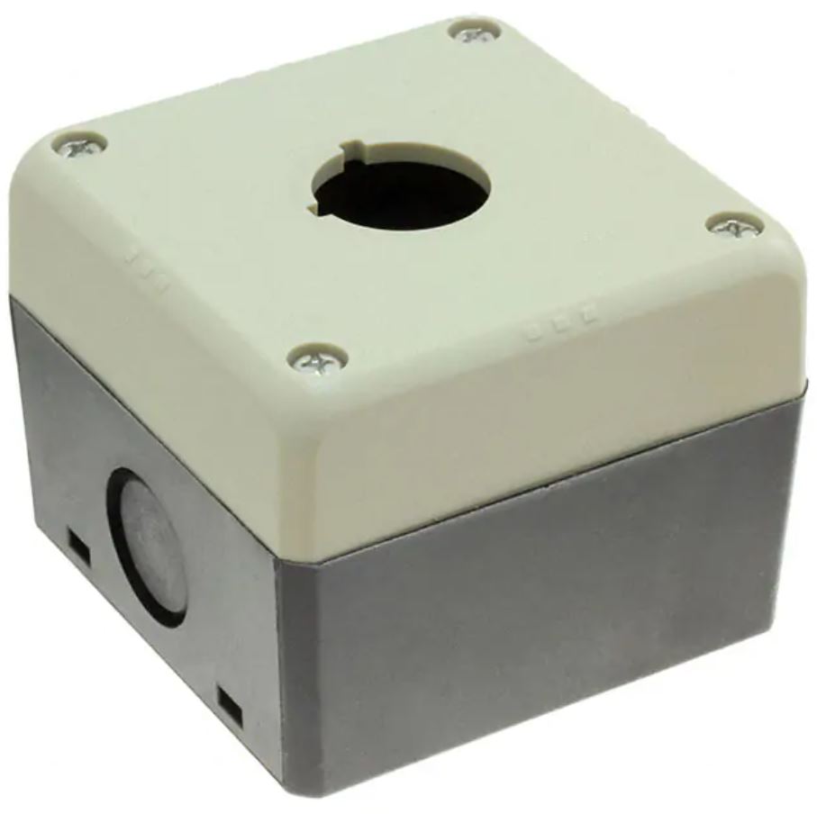 Idec Grey Polycarbonate FB Enclosure - 1 Hole 22mm Diameter
