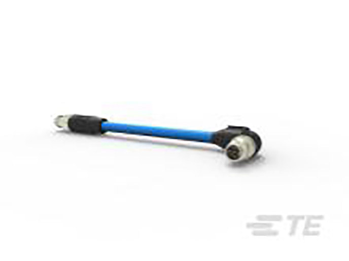 TE Connectivity Male 8 way X8-M, D4-M, A8-M to Male 8 way Sensor Actuator Cable