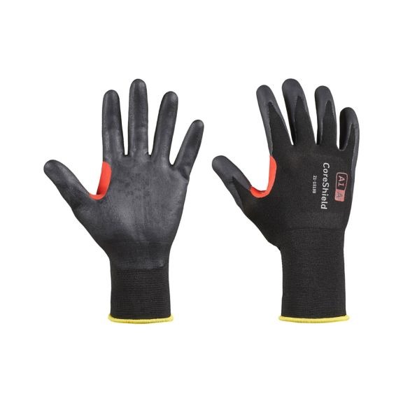 Honeywell Safety CoreShield Black Microfoam Nitrile Work Gloves, Size 7, Nitrile Coating