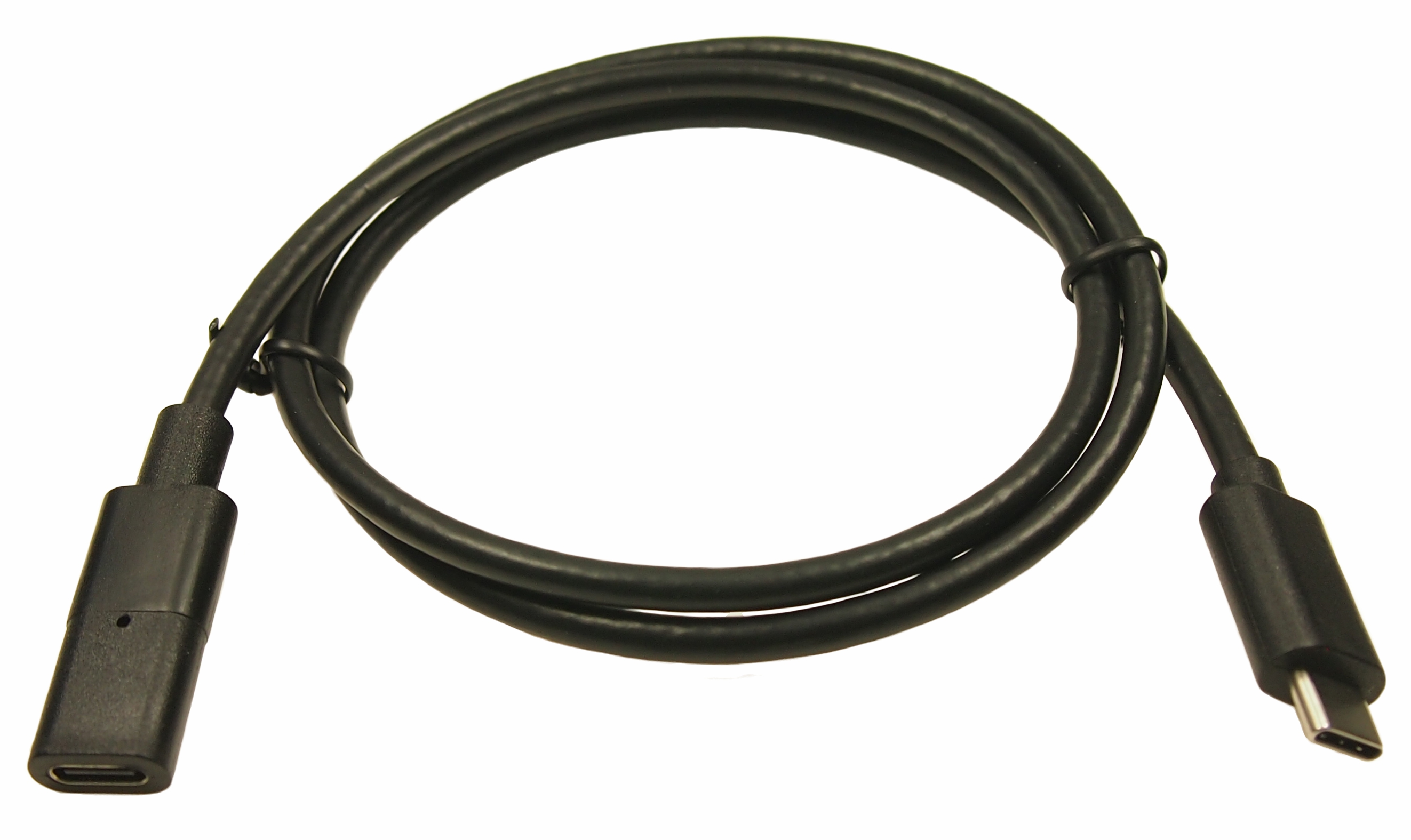 RS PRO USB 3.1, Male USB C to Female USB C, 750mm