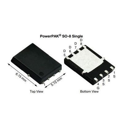Vishay SIR4411DP Type P-Channel Single MOSFETs, -48.3 A, -40 V Enhancement, 8-Pin PowerPAK