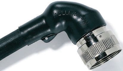 HellermannTyton Right Angle Black, Fluid Resistant Elastomer, 43mm