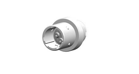 Jaeger Circular Connector, 4 Contacts, Plug, Male, IP50, IP54, IP65, Mini Push Pull Series