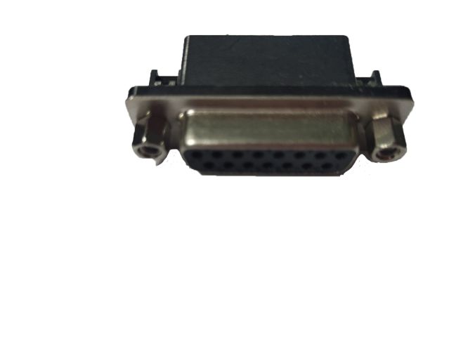 RS PRO 15 Way Right Angle Panel Mount D-sub Connector Socket, 2.77mm Pitch, with Screw