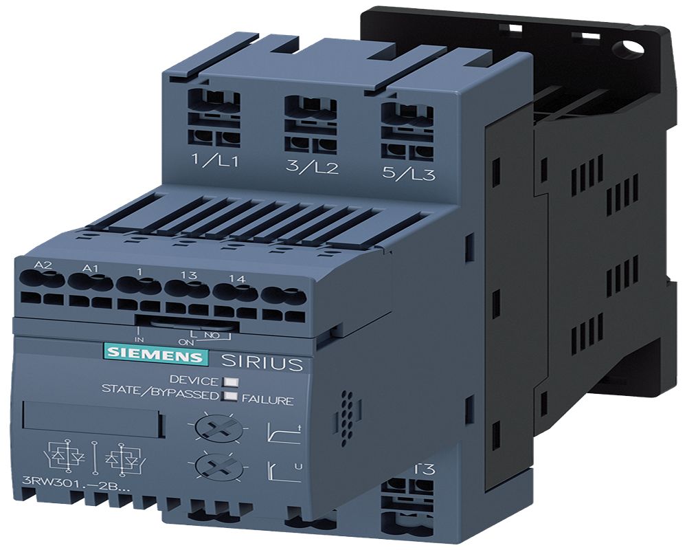 Siemens SIRIUS Soft Starter, , 3 kW, 200 → 480 V ac, 3 Phase, IP20