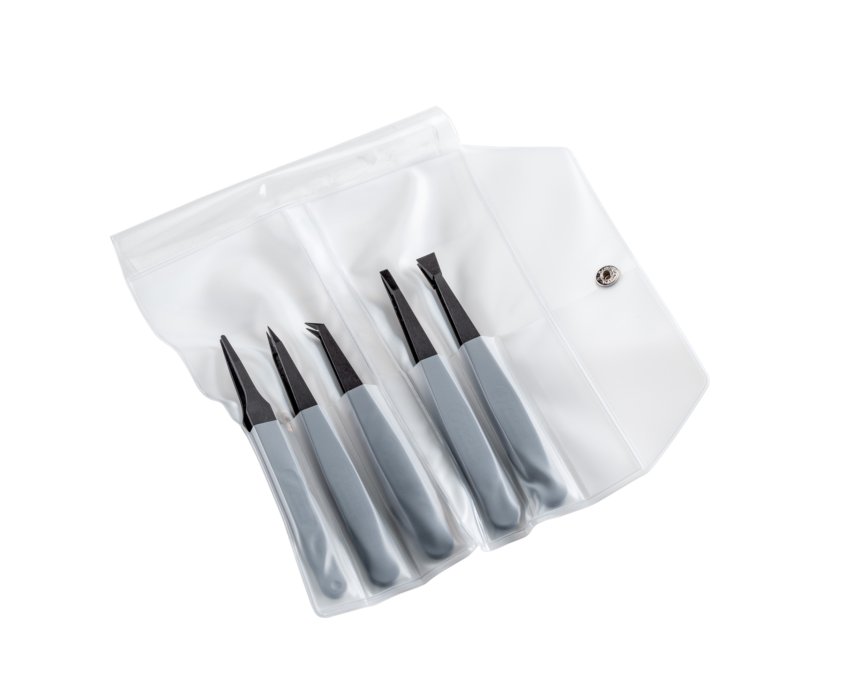 ideal-tek Carbofib, ESD Tweezer Set
