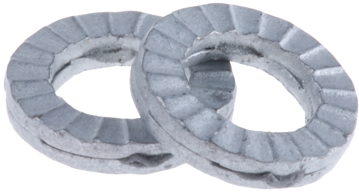 Heico Delta Protekt Unalloyed Steel Wedge Lock Washers, M5