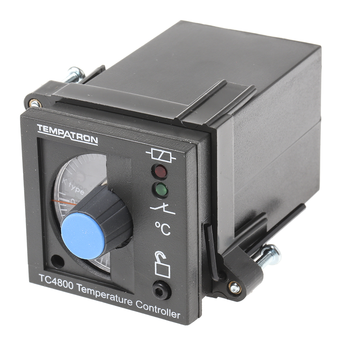 Tempatron 1/16 DIN On/Off Temperature Controller, 48 x 48mm, 1 Output Relay, 110 → 230 V ac Supply Voltage