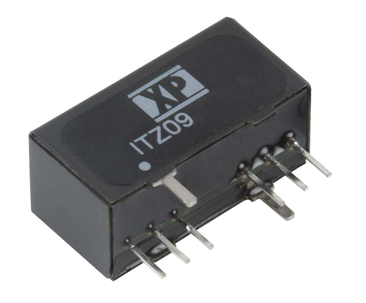 XP Power ITZ DC-DC Converter, 9V dc/ 1A Output, 9 → 36 V dc Input, 9W, Through Hole, +85°C Max Temp -40°C Min