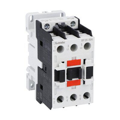 Lovato BF26 Contactor, 220 V Coil, 3-Pole, 26 A, 18.5 kW, 690 V