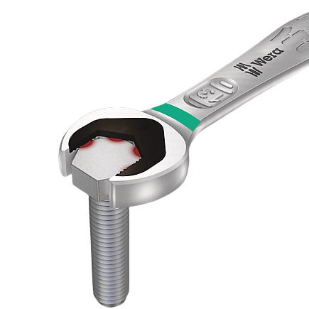 Wera Joker Series Combination Ratchet Spanner, 10mm, 0.39in, Metric, Double Ended, 159 mm Overall