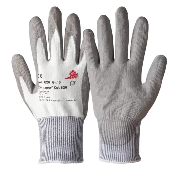 Honeywell Safety Camapur Cut 620 Grey, White Polyurethane, Spectra Puncture & Tear Resistant Gloves, Size 11