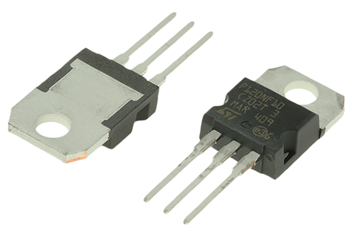 STMicroelectronics STripFET II Type N-Channel MOSFET, 120 A, 100 V Enhancement, 3-Pin TO-220