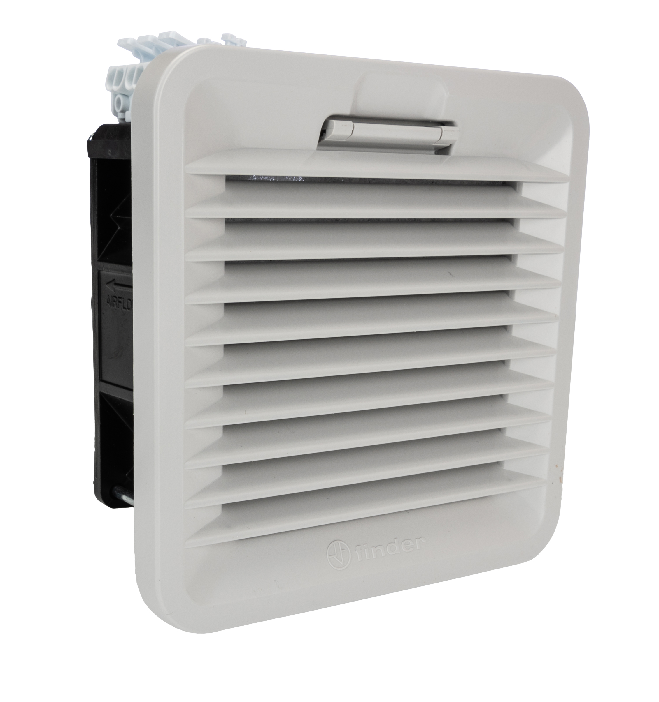Finder 7F Series Filter Fan, 230 V ac, AC Operation, 24m³/h Filtered, 24m³/h Unimpeded, IP54, 120 x 120mm