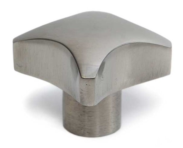 RS PRO Silver Stainless Steel 4-Arm Clamping Knob, M6, Threaded Hole
