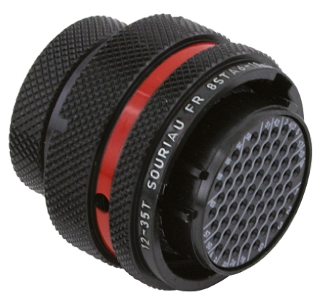 Souriau Sunbank by Eaton Circular Connector, 66 Contacts, Cable, Standard Connector, Plug, Female, IP67, 8STA Series