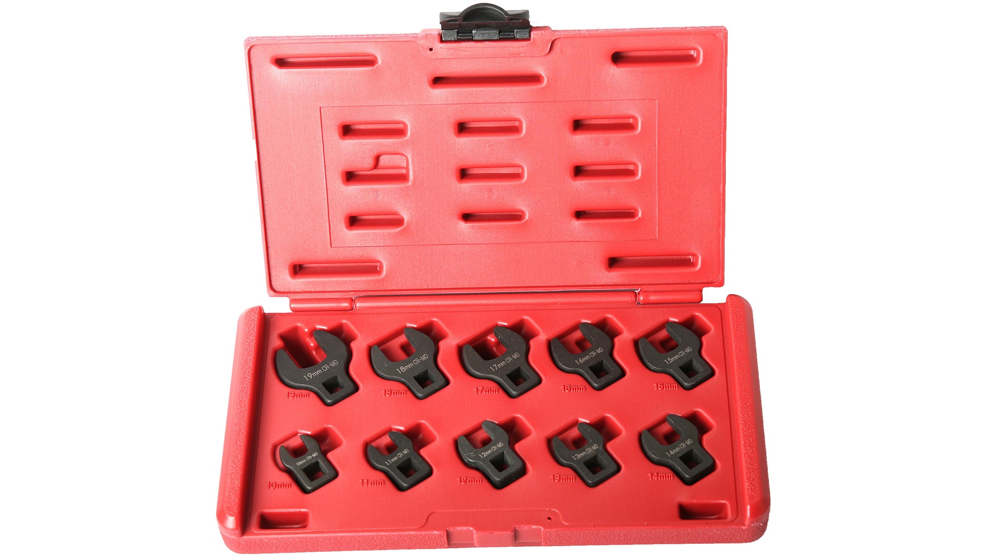 SAM 104 Series 12 Point Hex Wrench Set, 10 → 19 mm, 3/8in Insert, Burnished Finish