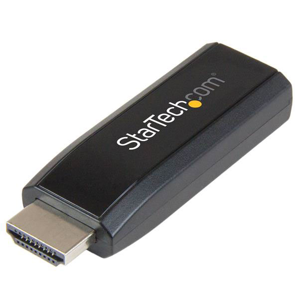 StarTech.com HDMI to VGA Adapter, 62mm Length - 1920 x 1200 Maximum Resolution