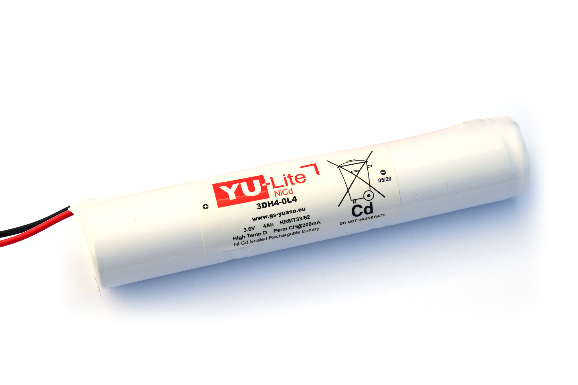 Yuasa NiCd 3.6V, D Battery