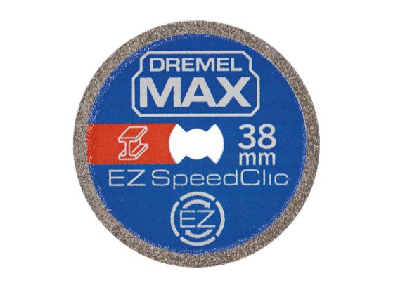 Bosch Dremel Max Cubic Boron Nitride Cutting Disc, 38mm x 1mm Thick, 1 in pack