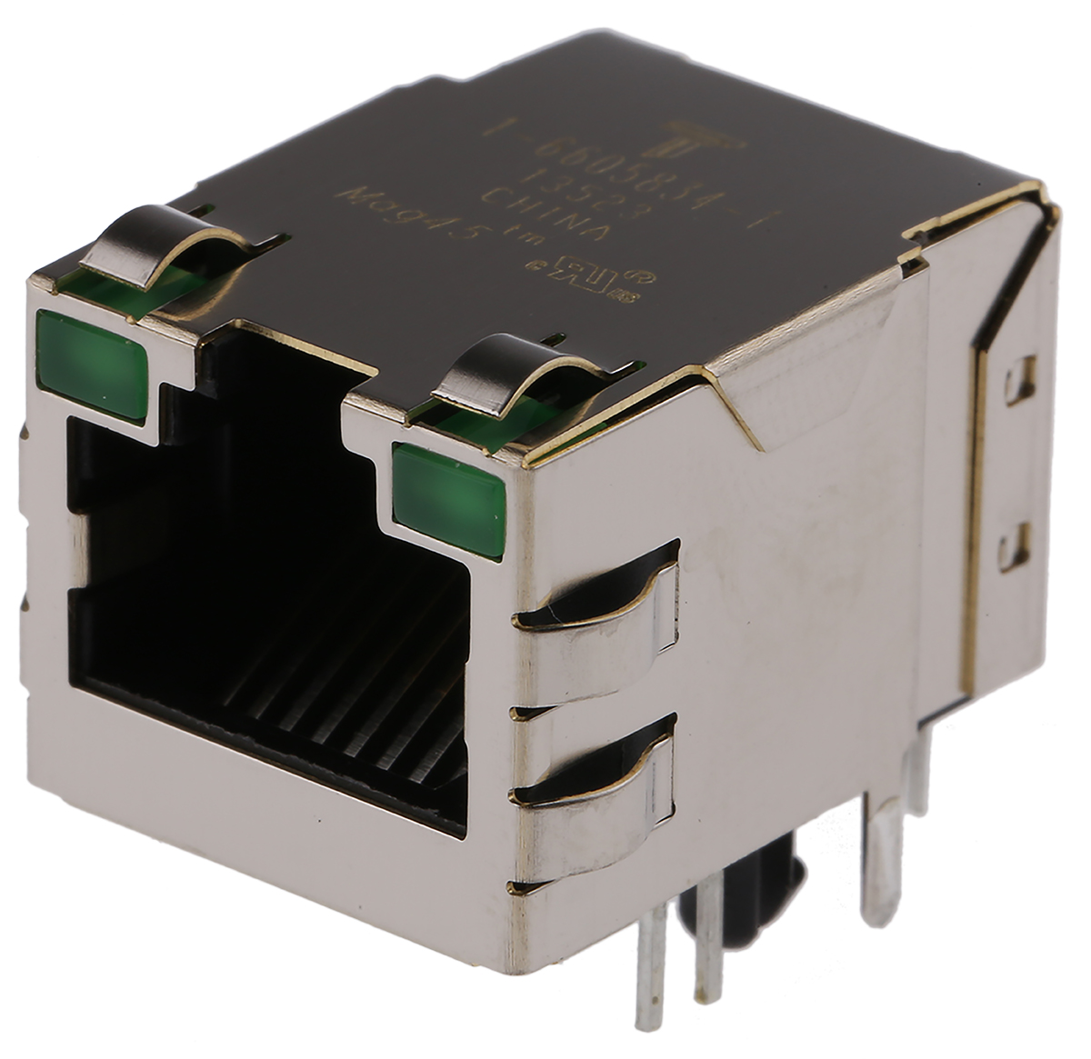 Bel-Stewart MagJack Series Female RJ45 Connector, Through Hole, STP Shield Right Angle 1 -Way