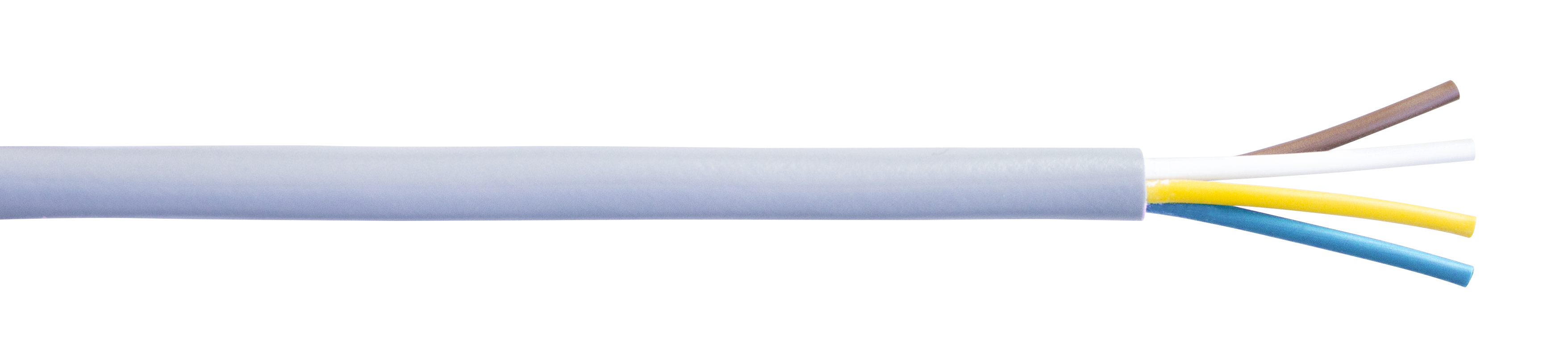 AXINDUS Multi Conductor 0.22 mm2 7 Core Power Cable, Grey Polyvinyl Chloride PVC, 100m