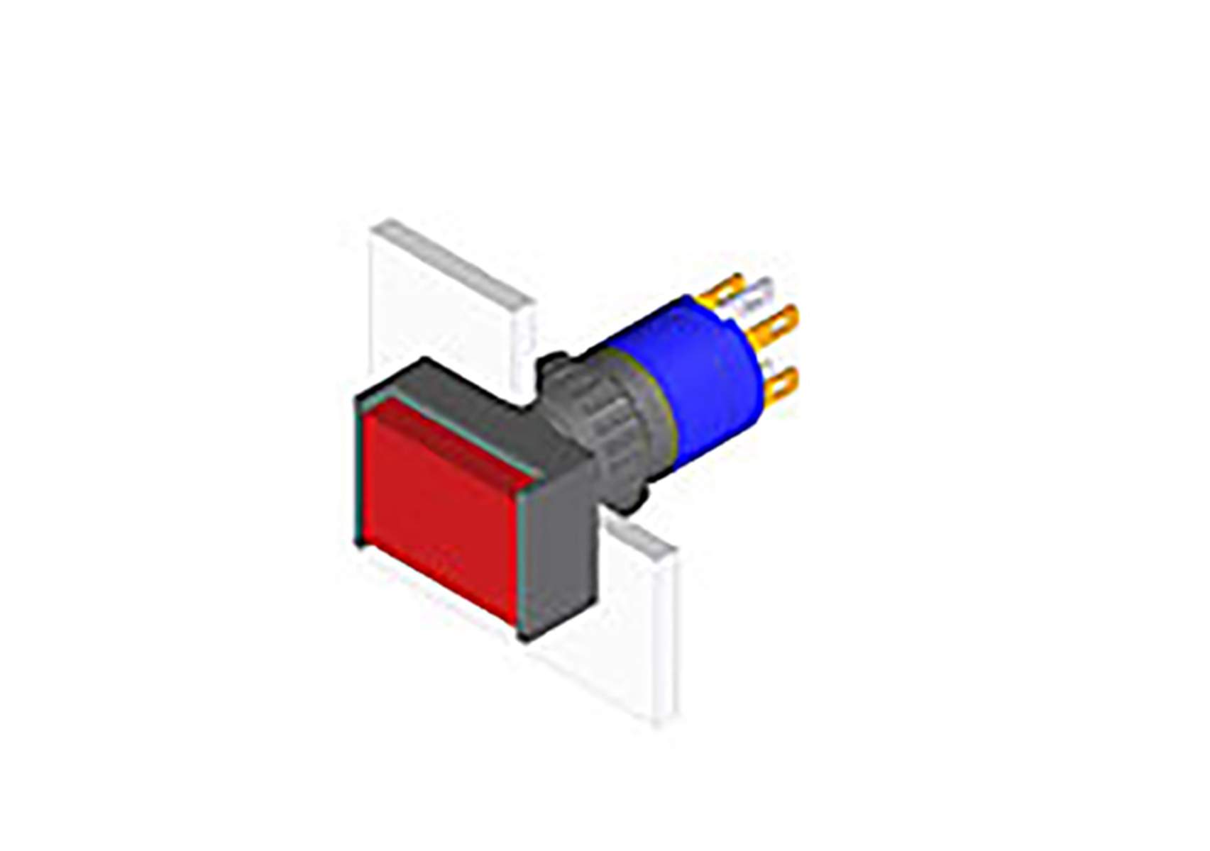 EAO Illuminated Push Button Switch for Use with Series 51 Switches