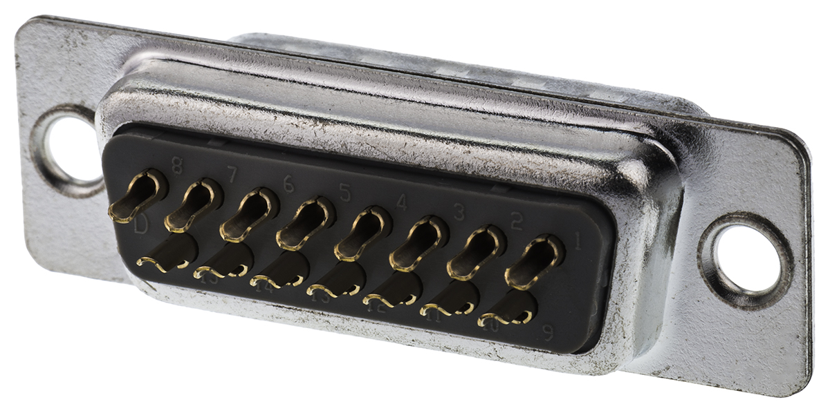 ASSMANN WSW A-DS 15 Way Panel Mount D-sub Connector Plug