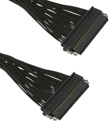 Samtec 20 Way Female Tiger Eye SFSD to 40 Way Female Tiger Eye SFSD Wire to Board Cable, 250mm