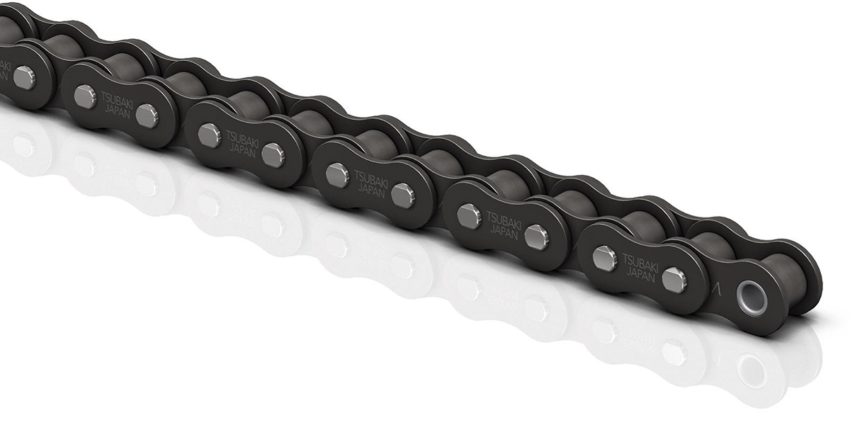 Tsubaki 12B-1 Simplex Roller Chain, 5m, LAMBDA, ISO 606 (DIN 8187)