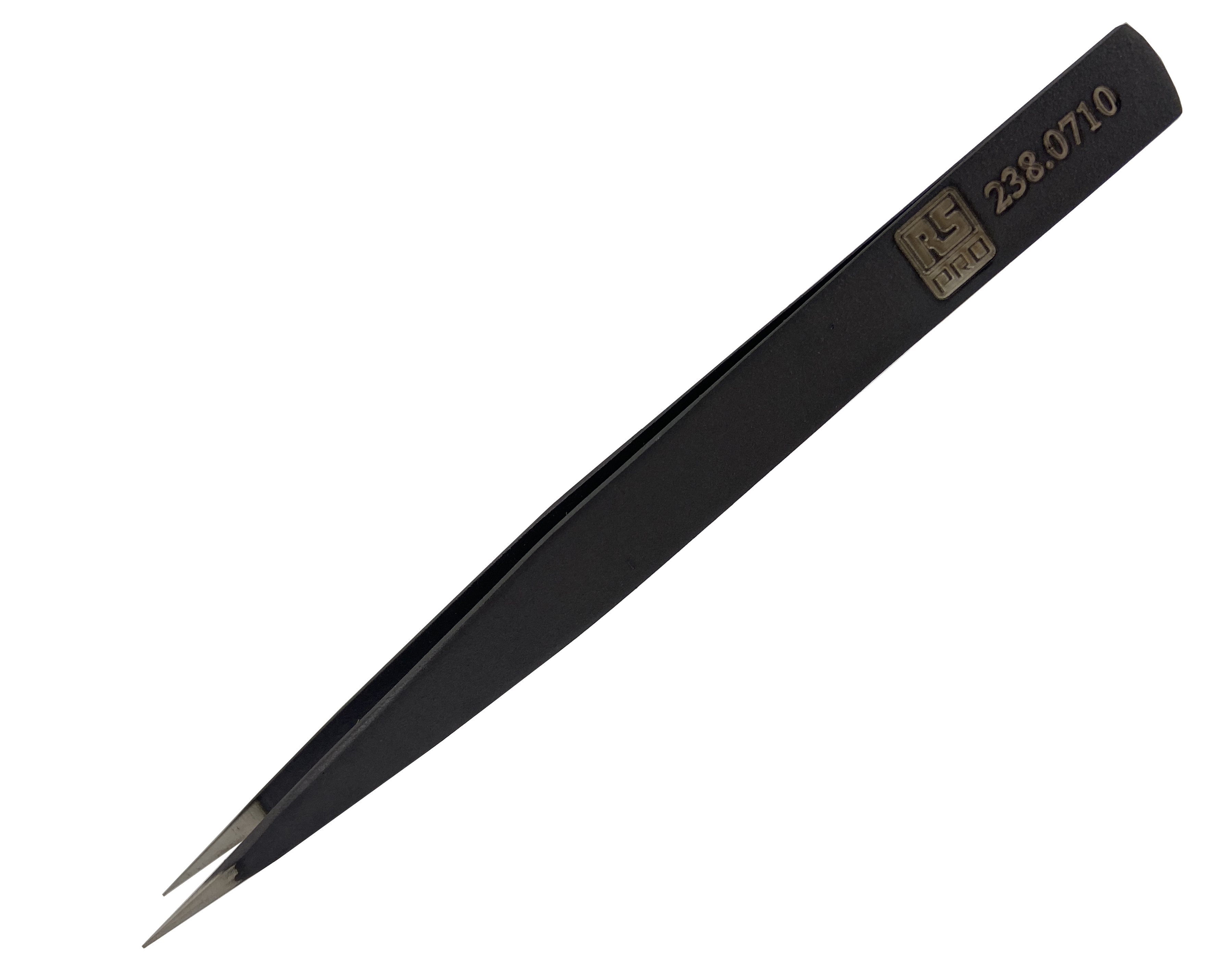 RS PRO 130 mm, Low Carbon Austenitic Steel, Fine, ESD Tweezer