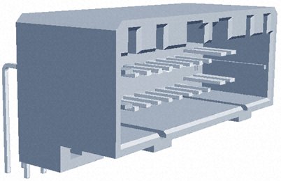 TE Connectivity MULTILOCK 040/070 Series Right Angle Through Hole Mount PCB Socket, 26-Contact, 2-Row, Solder