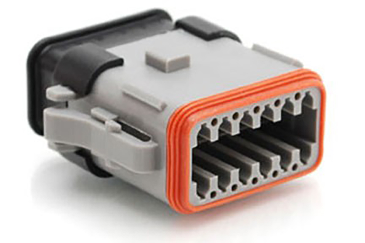 Amphenol Industrial, AT Automotive Connector Plug Grey Cable Mount 12 Way, Crimp Termination AT06-12SA-SRGRY