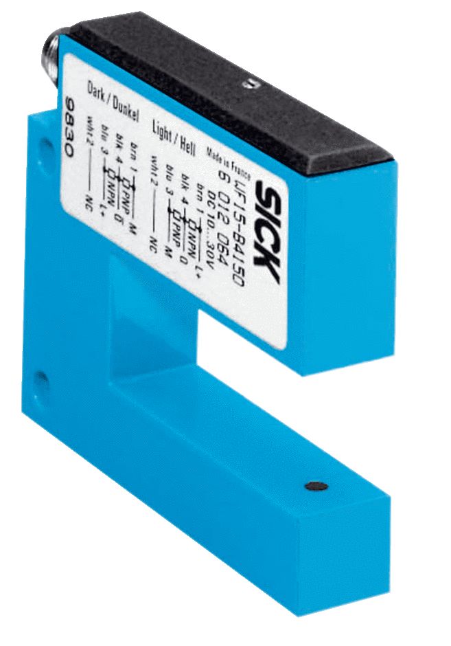 SICK Optical Photoelectric Sensor, Fork Sensor, 0.2 mm Detection Range