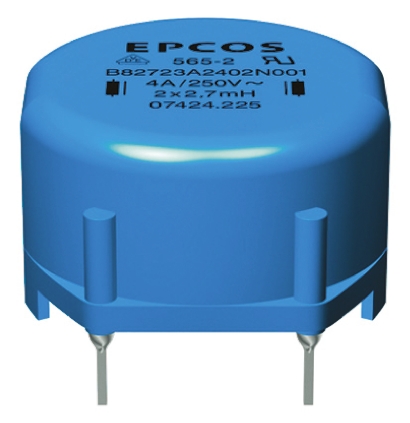 EPCOS 27 mH ±30% Ferrite Current Compensated Choke, 1A Idc, 750mΩ Rdc, B82721A