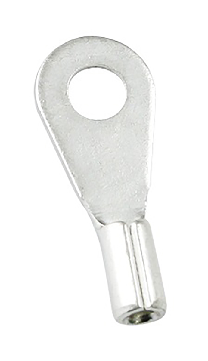 RS PRO Uninsulated Ring Terminal, 3.2mm Stud Size, 0.2mm² to 0.5mm² Wire Size