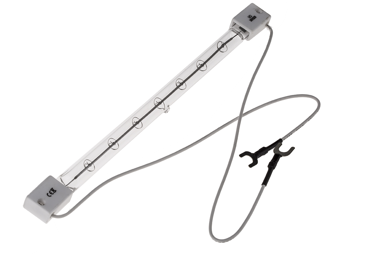 RS PRO 500 W SK15 Infrared (IR) Heat Lamp 216 mm, 230 V