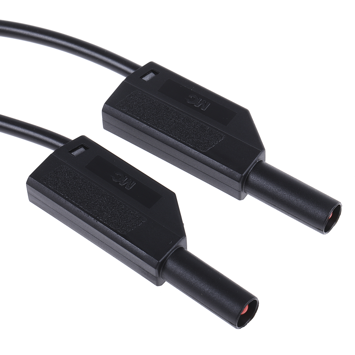 Hirschmann Test & Measurement Test lead, 16A, Black, 1m Lead Length