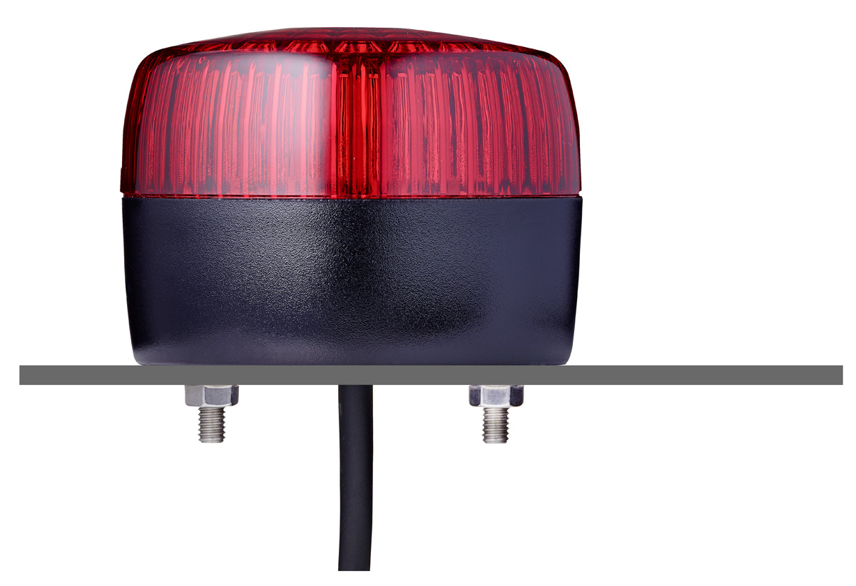 AUER Signal PCL Series Red Multiple Effect Beacon, 24 V ac/dc, Surface Mount, LED Bulb, IP66, IP67