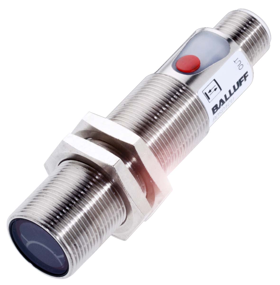 BALLUFF Through Beam Photoelectric Sensor, Barrel Sensor, 0 → 20 m Detection Range IO-LINK