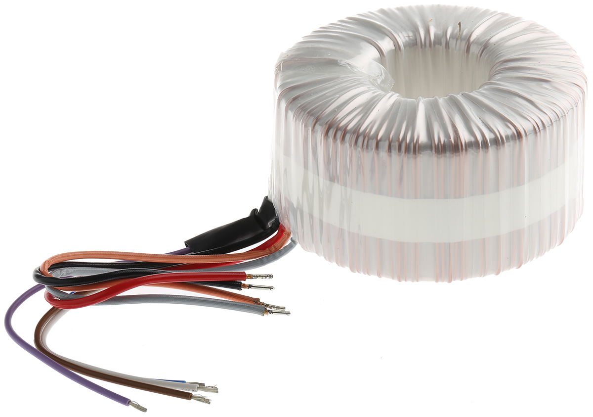 Block 115 V ac, 230 V ac, 2 x 24V ac Toroidal Transformer, 400VA 2 Output