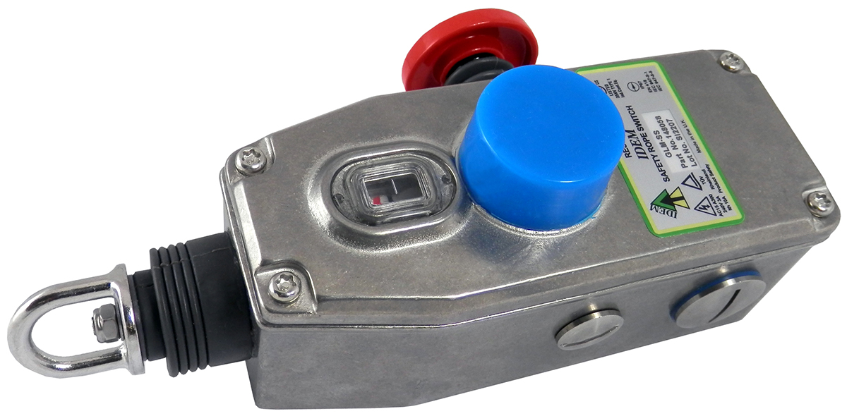 IDEM GLM-SS Rope Pull Switch, 50m, 4NC