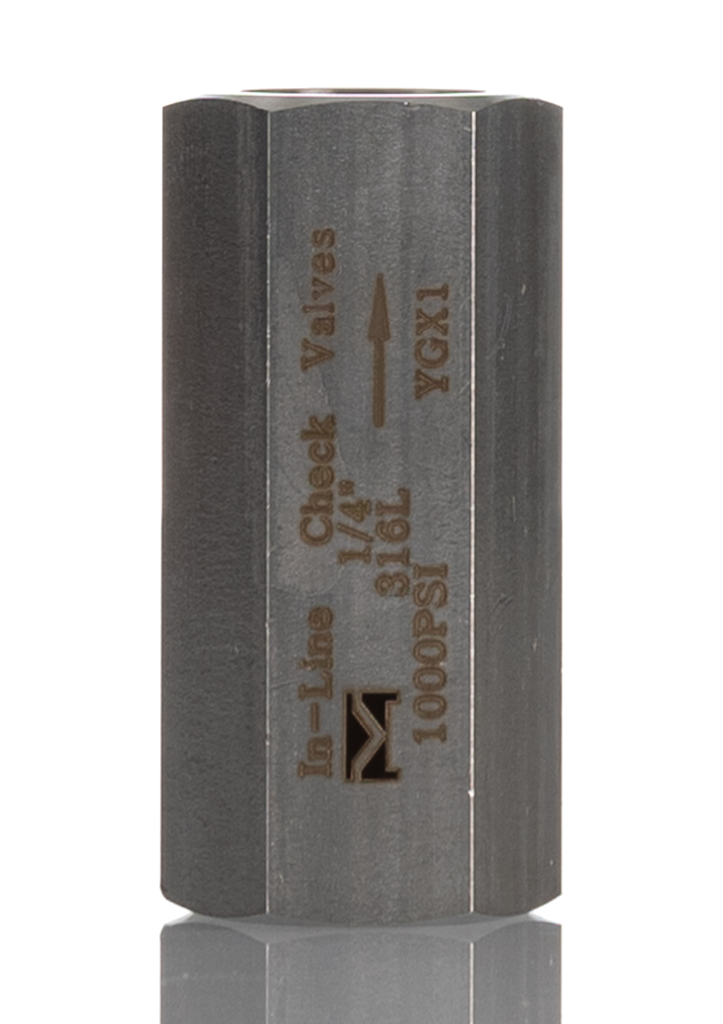 RS PRO Stainless Steel Check Valve Check Valve 1/4in, 63 bar