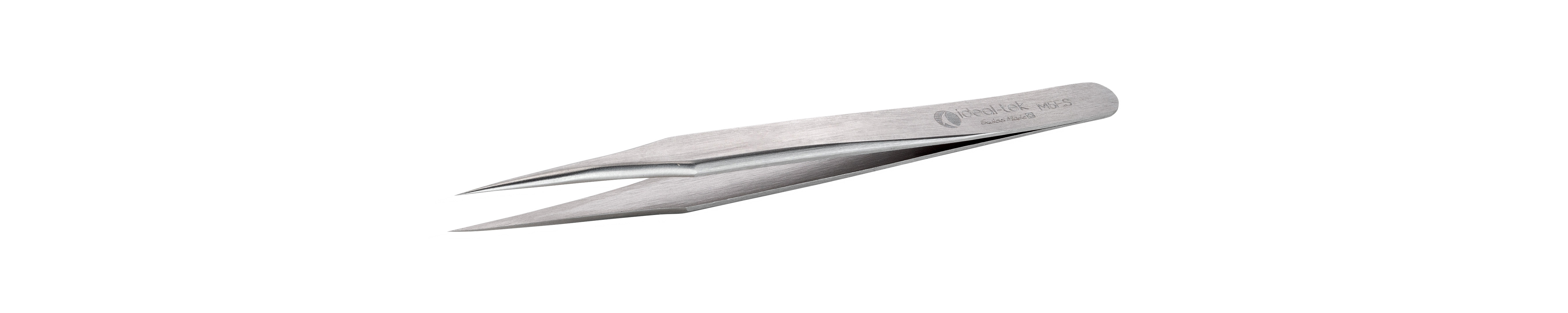 ideal-tek 80 mm, Stainless Steel, Straight, Tweezers